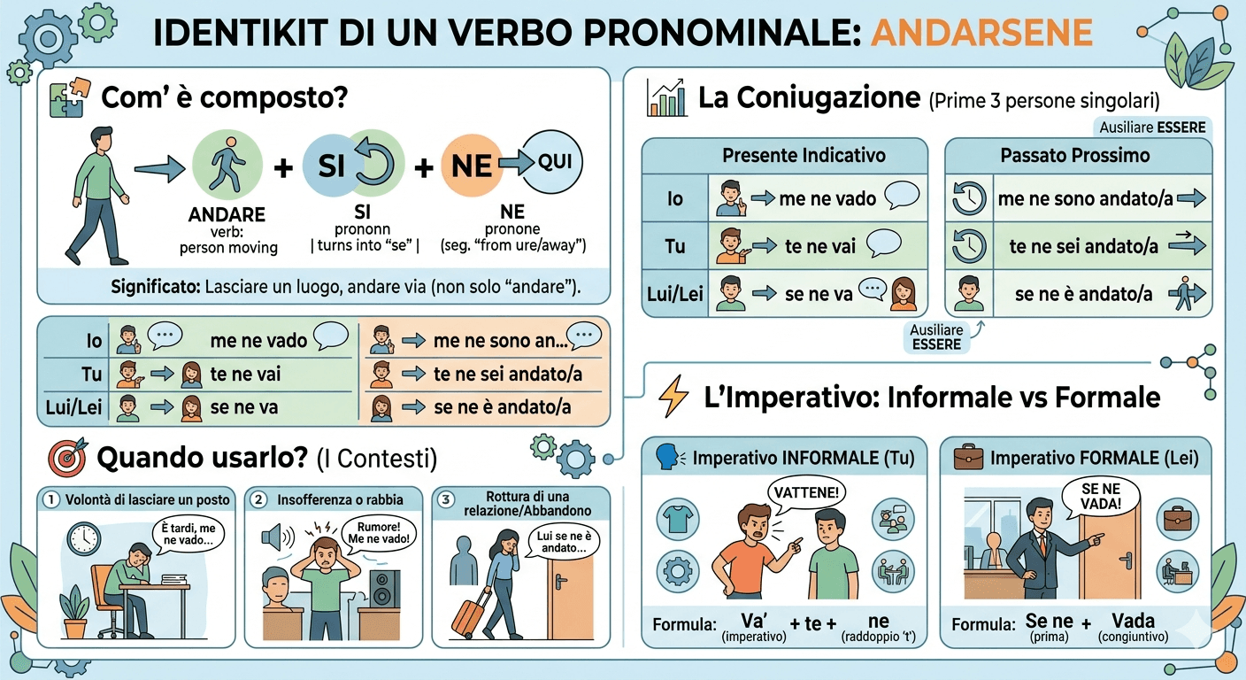 Il verbo pronominale ANDARSENE